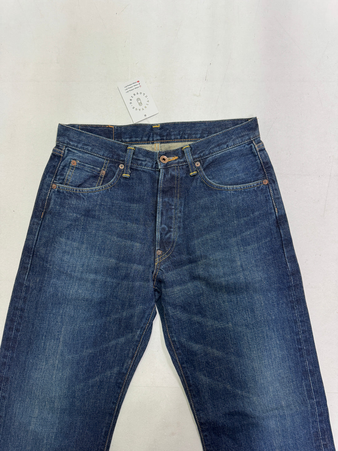 Edwin Red Selvage W30 L32 cimosa jeans nuovo Deadstock red line