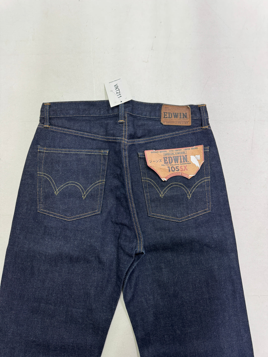 Edwin Special X Model W32 L33 cimosa jeans nuovo Deadstock red line
