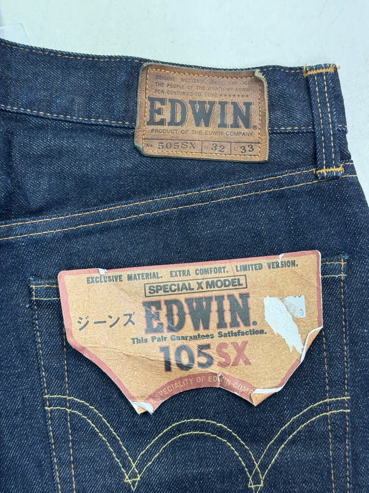 Edwin Special X Model W32 L33 cimosa jeans nuovo Deadstock red line