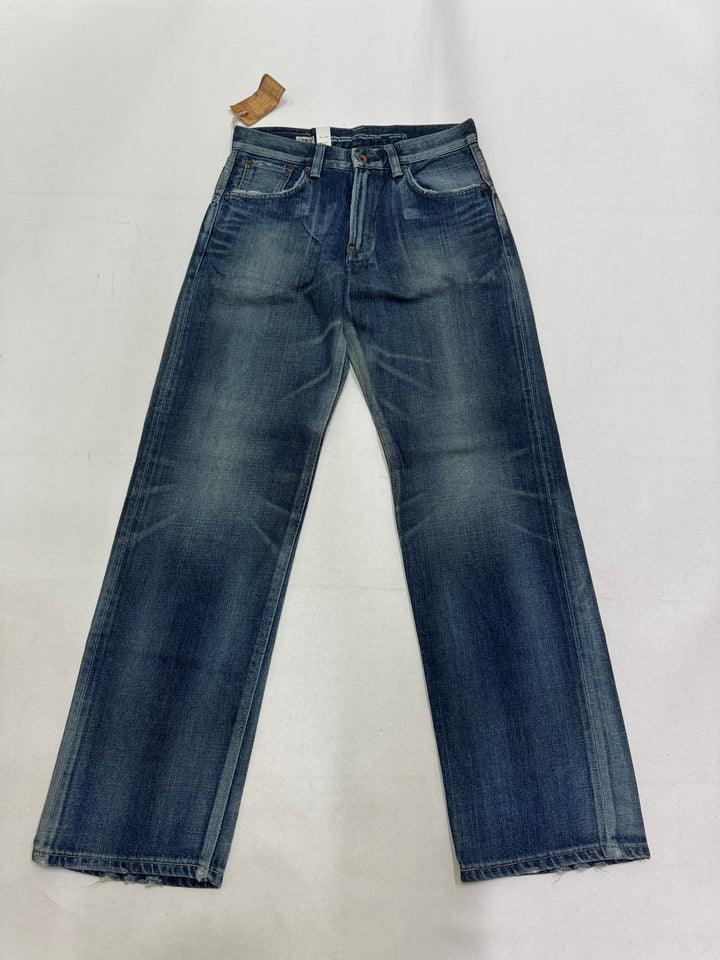 Edwin Rebel Vintage W30 L32 mezza cimosa jeans nuovo Deadstock red line