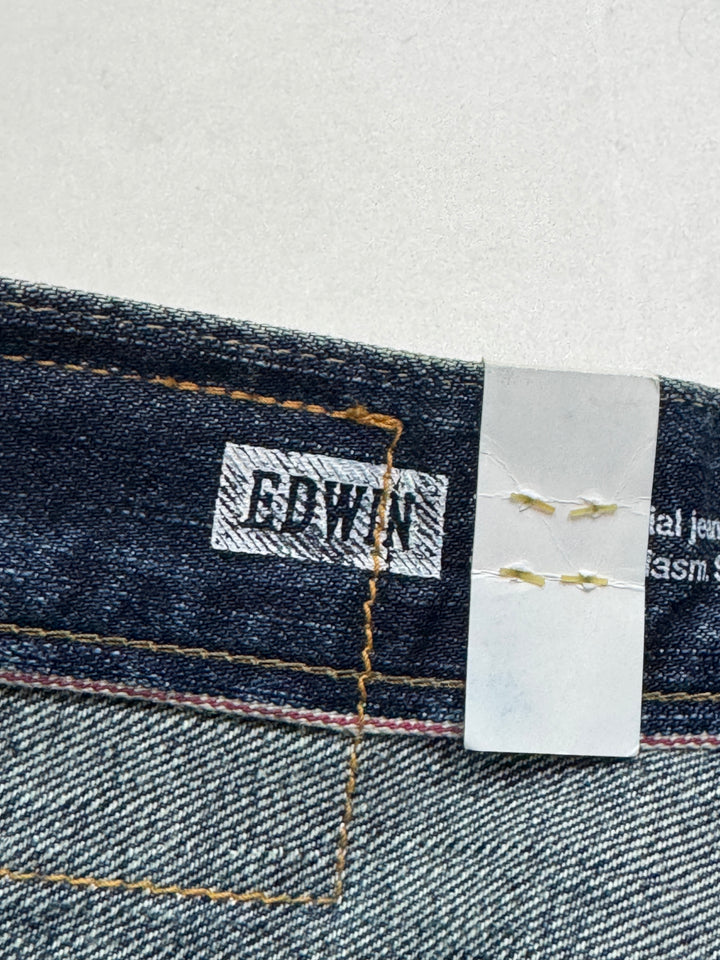 Edwin Rebel Vintage W30 L32 mezza cimosa jeans nuovo Deadstock red line