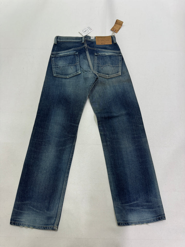 Edwin Rebel Vintage W30 L32 mezza cimosa jeans nuovo Deadstock red line
