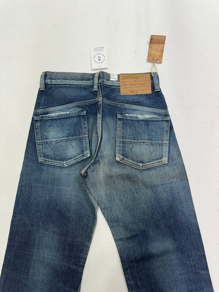 Edwin Rebel Vintage W30 L32 mezza cimosa jeans nuovo Deadstock red line