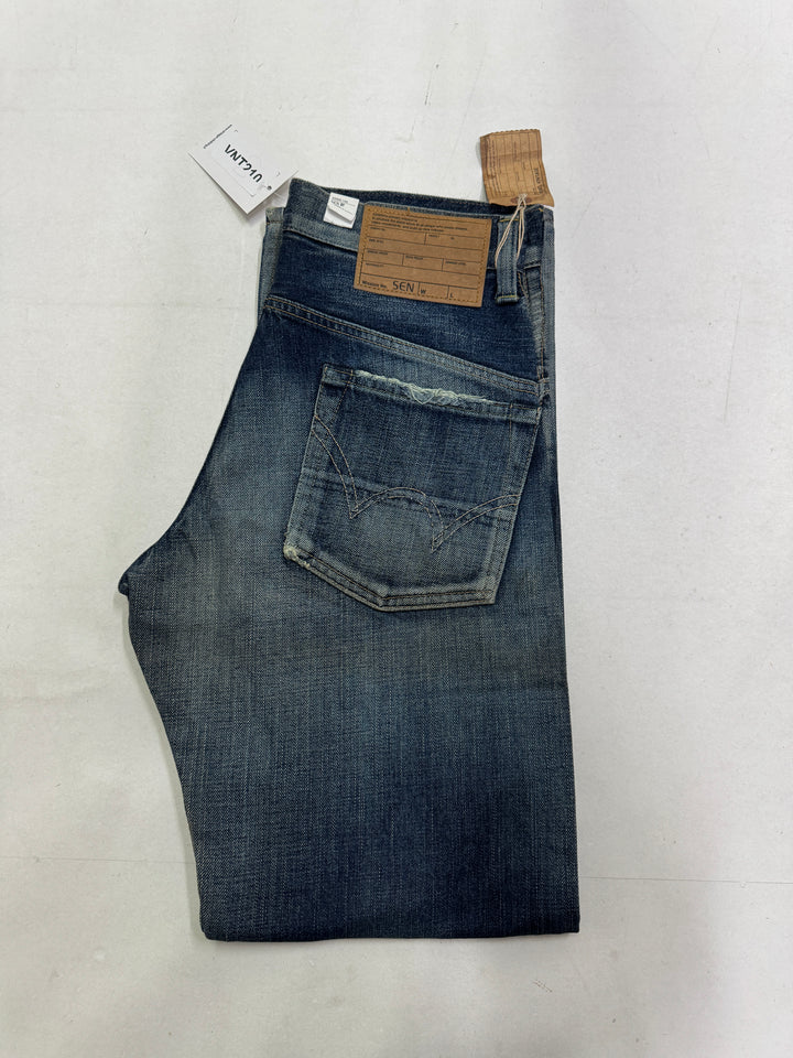 Edwin Rebel Vintage W30 L32 mezza cimosa jeans nuovo Deadstock red line