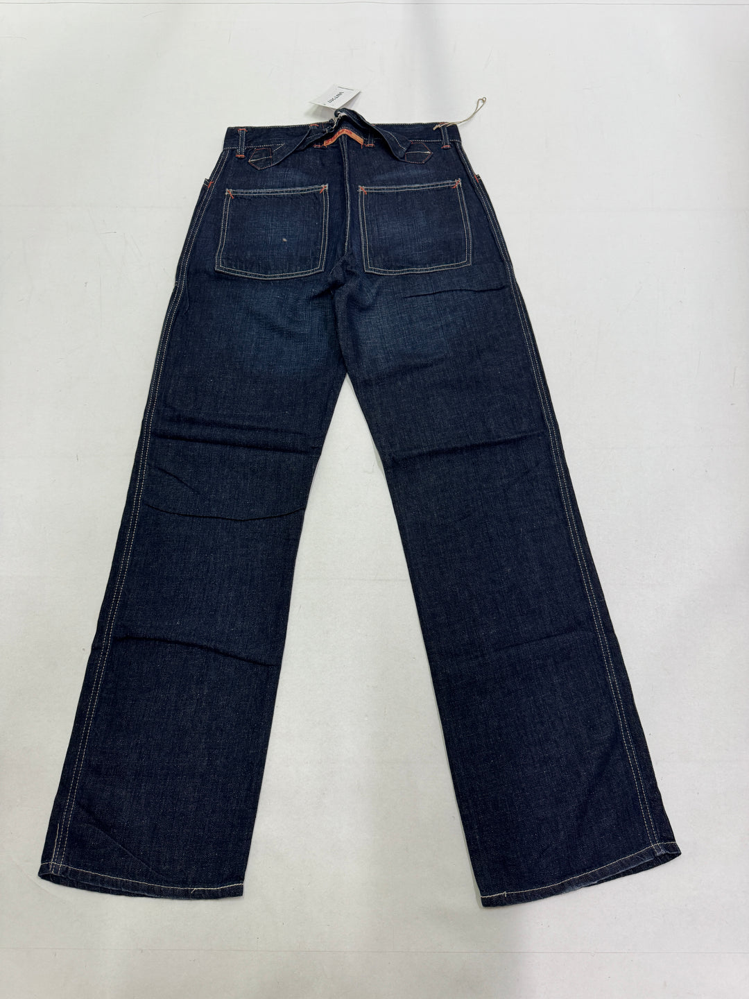 Reds work W30 martingala indigo jeans vintage nuovo Deadstock