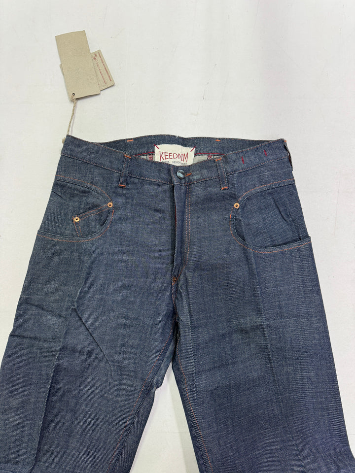 Keednim rivets jeans W33 vintage nuovo Deadstock