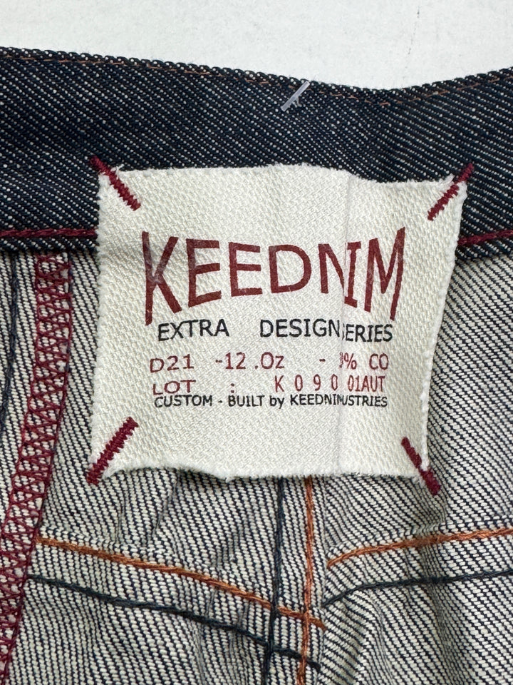 Keednim rivets jeans W33 vintage nuovo Deadstock