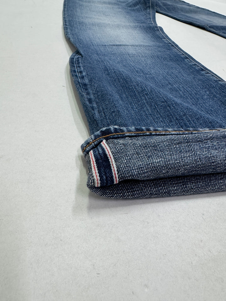2Men New Japan jeans W34 cimosa red line nuovo Deadstock
