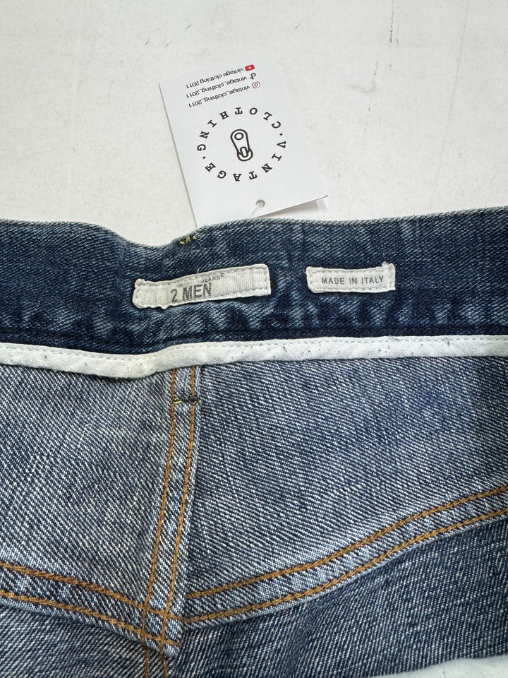 2Men New Japan jeans W34 cimosa red line nuovo Deadstock