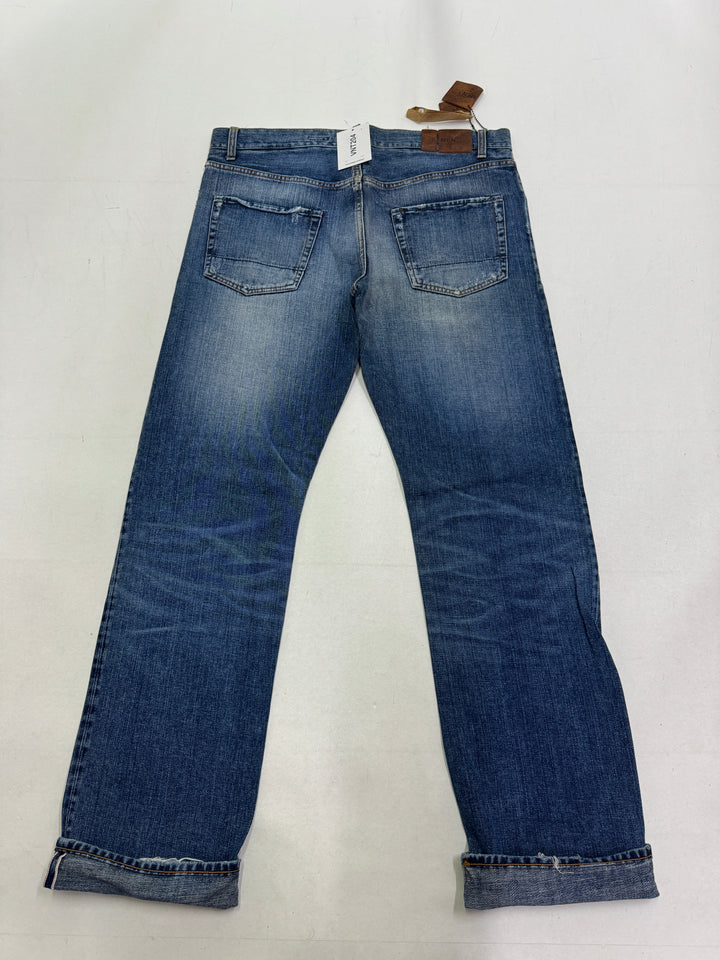 2Men New Japan jeans W34 cimosa red line nuovo Deadstock