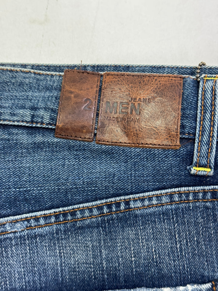 2Men New Japan jeans W34 cimosa red line nuovo Deadstock