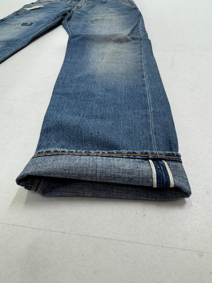 People+ chino jeans W31 cimosa red line nuovo Deadstock