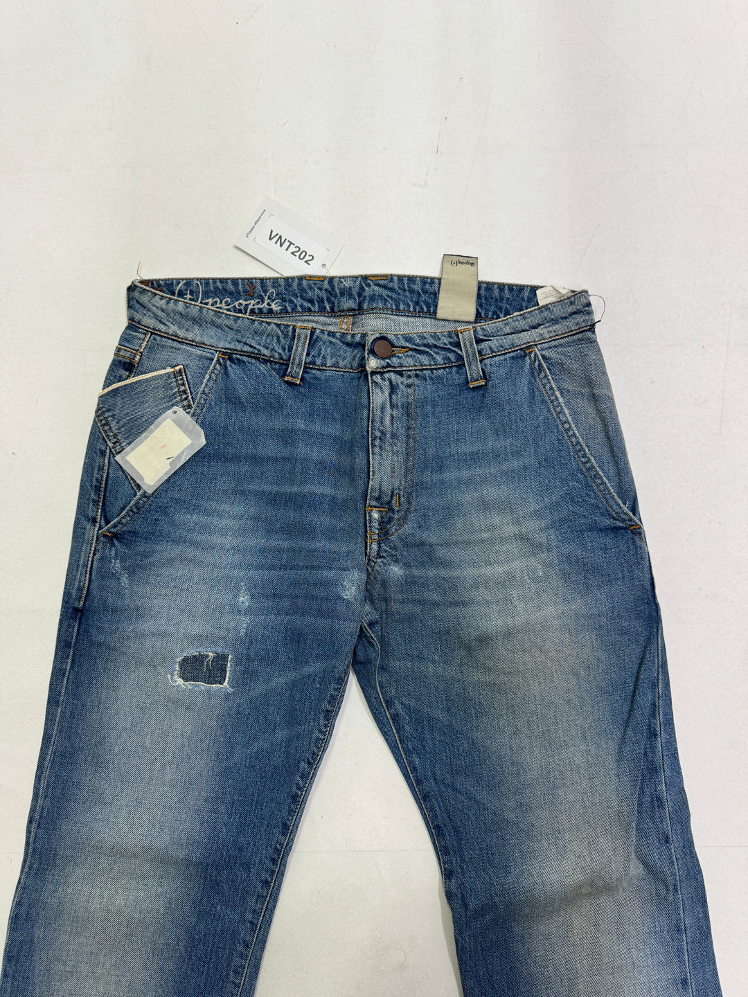 People+ chino jeans W31 cimosa red line nuovo Deadstock