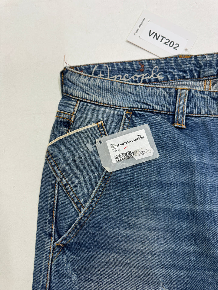 People+ chino jeans W31 cimosa red line nuovo Deadstock