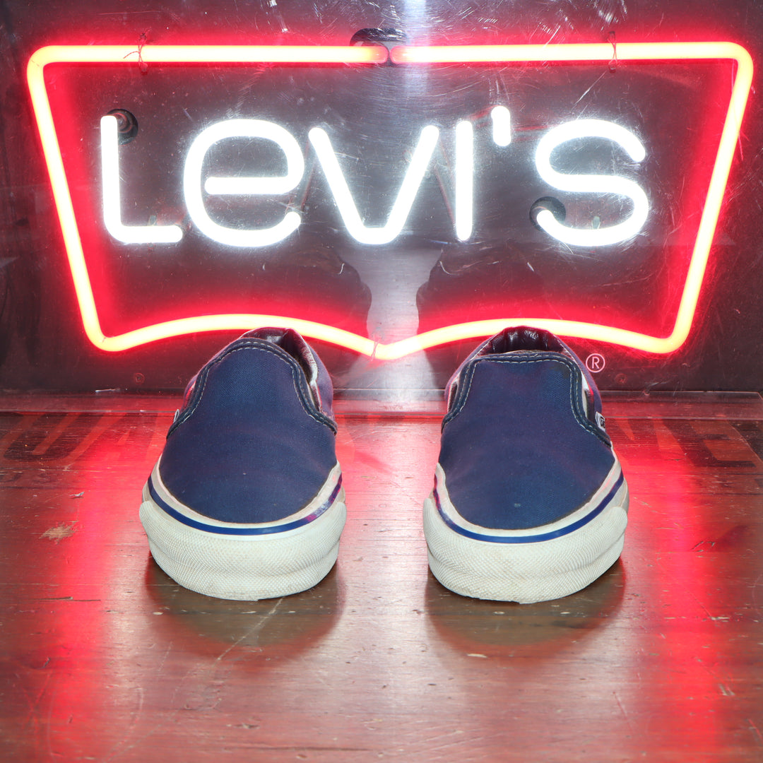 Vans Slip On Blu Made in USA Deadstock basse size US 4 1/2