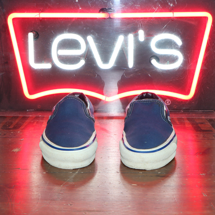 Vans Slip On Blu Made in USA Deadstock basse size US 4 1/2