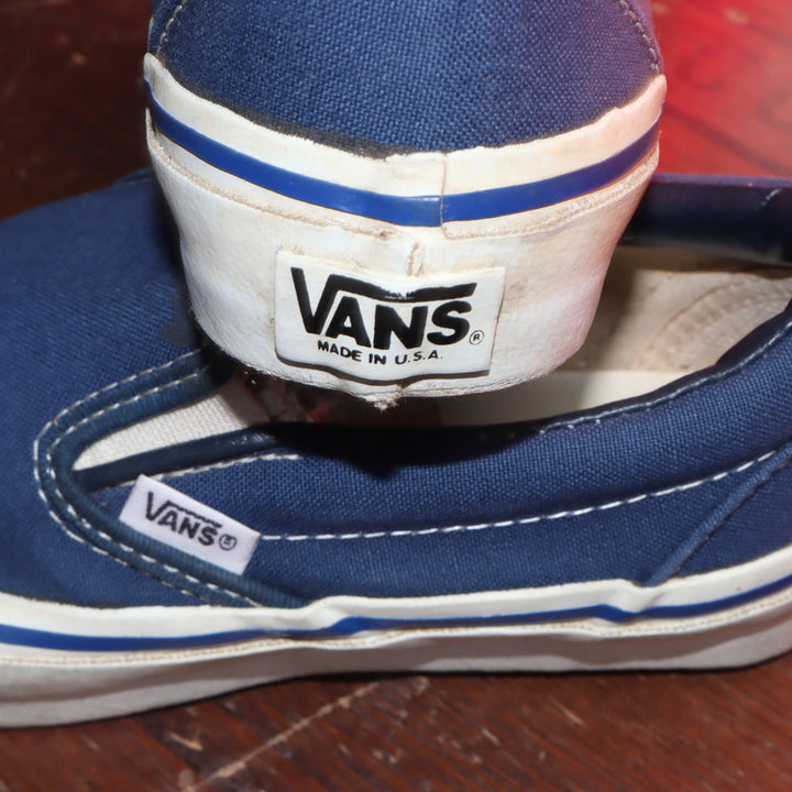 Vans Slip On Blu Made in USA Deadstock basse size US 4 1/2