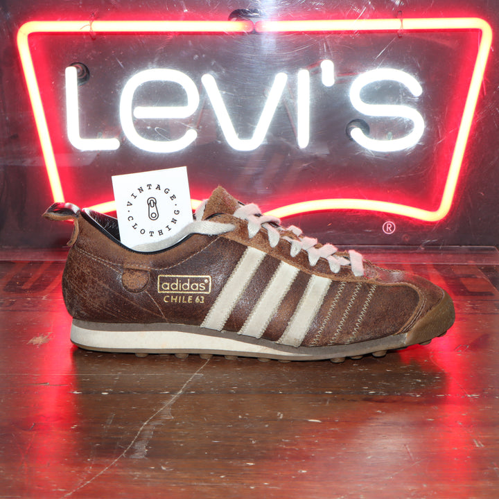 Adidas Chile 62 10/2008 pelle marrone Numero Eur 41 1/3  UK 7  1/2  US 8