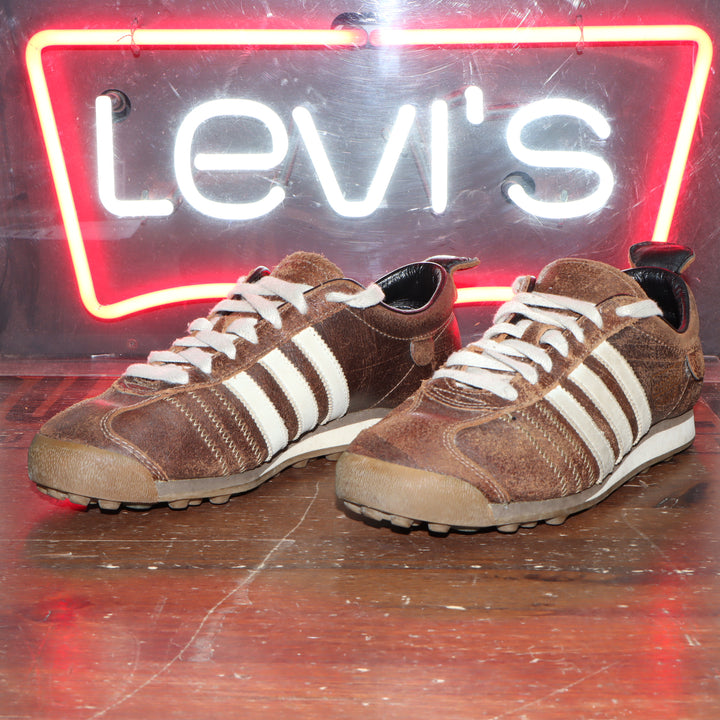 Adidas Chile 62 10/2008 pelle marrone Numero Eur 41 1/3  UK 7  1/2  US 8