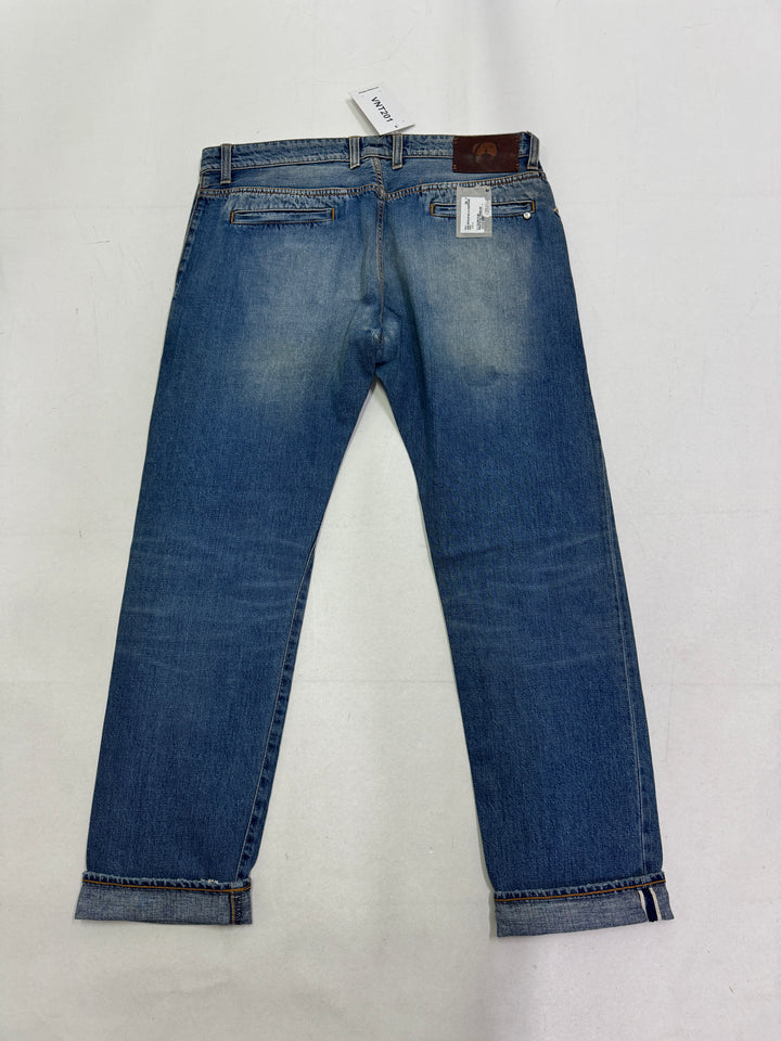 People+ chino jeans W34 cimosa red line nuovo Deadstock