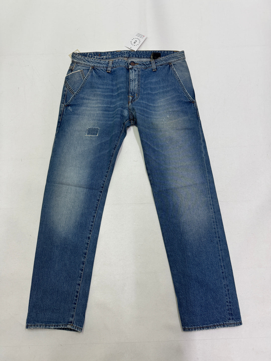People+ chino jeans W34 cimosa red line nuovo Deadstock