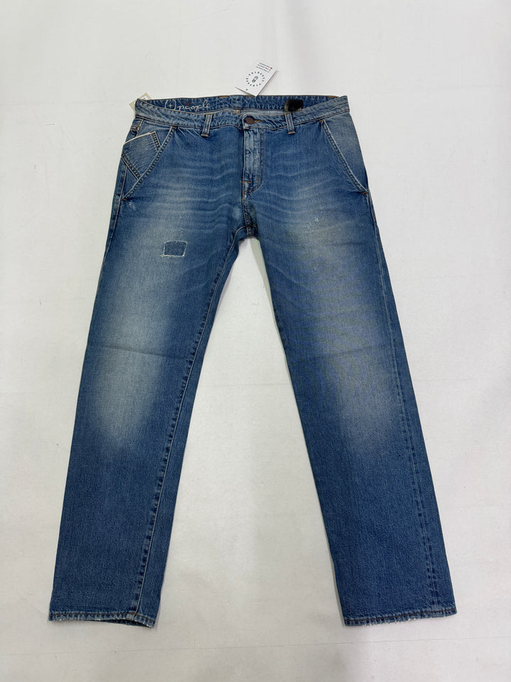 People+ chino jeans W34 cimosa red line nuovo Deadstock