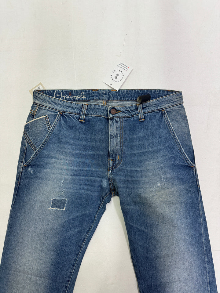 People+ chino jeans W34 cimosa red line nuovo Deadstock
