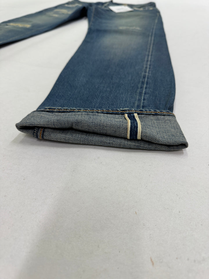 Dubble Ware DW W34 cimosa limited edition jeans nuovo Deadstock red line