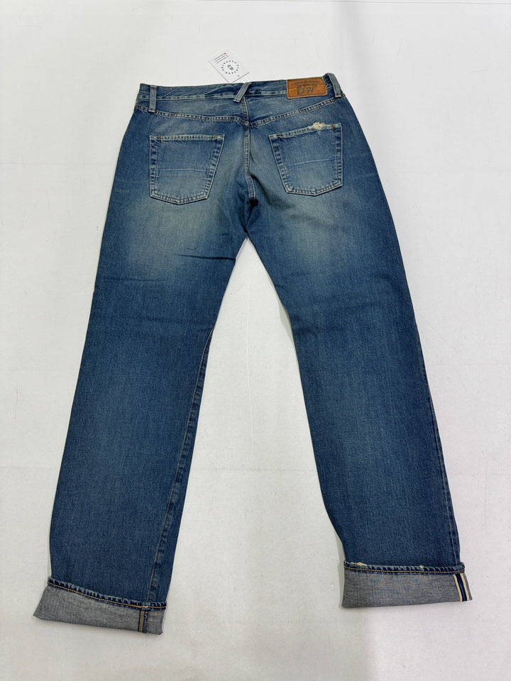 Dubble Ware DW W34 cimosa limited edition jeans nuovo Deadstock red line