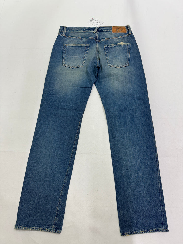 Dubble Ware DW W34 cimosa limited edition jeans nuovo Deadstock red line