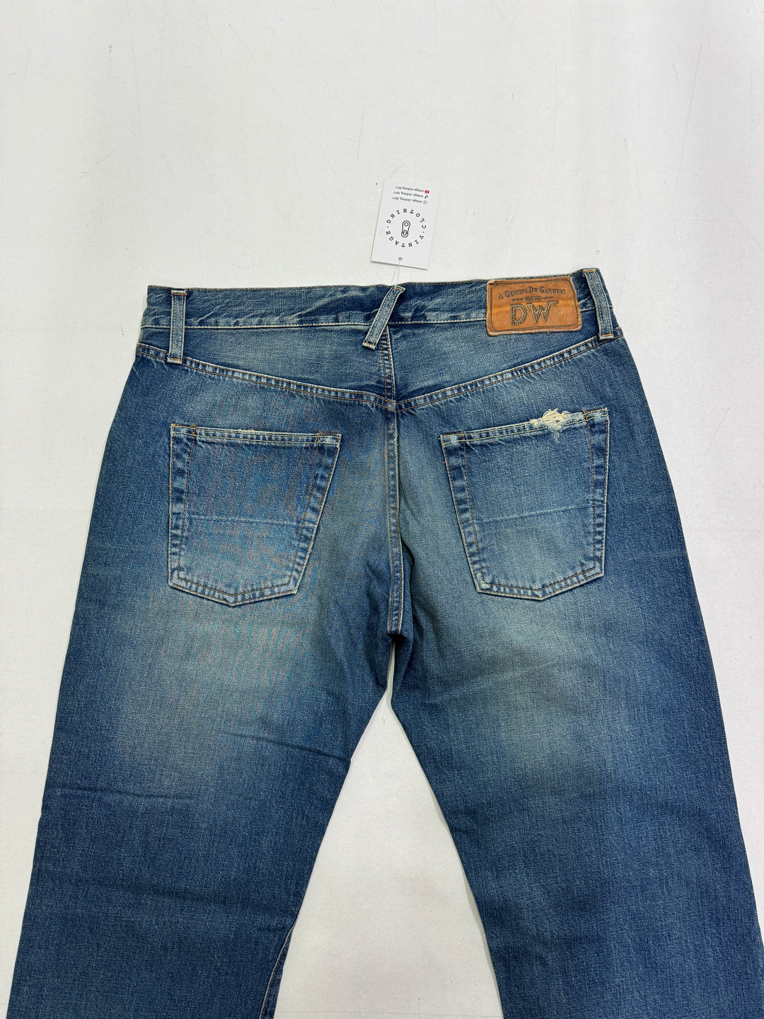 Dubble Ware DW W34 cimosa limited edition jeans nuovo Deadstock red line