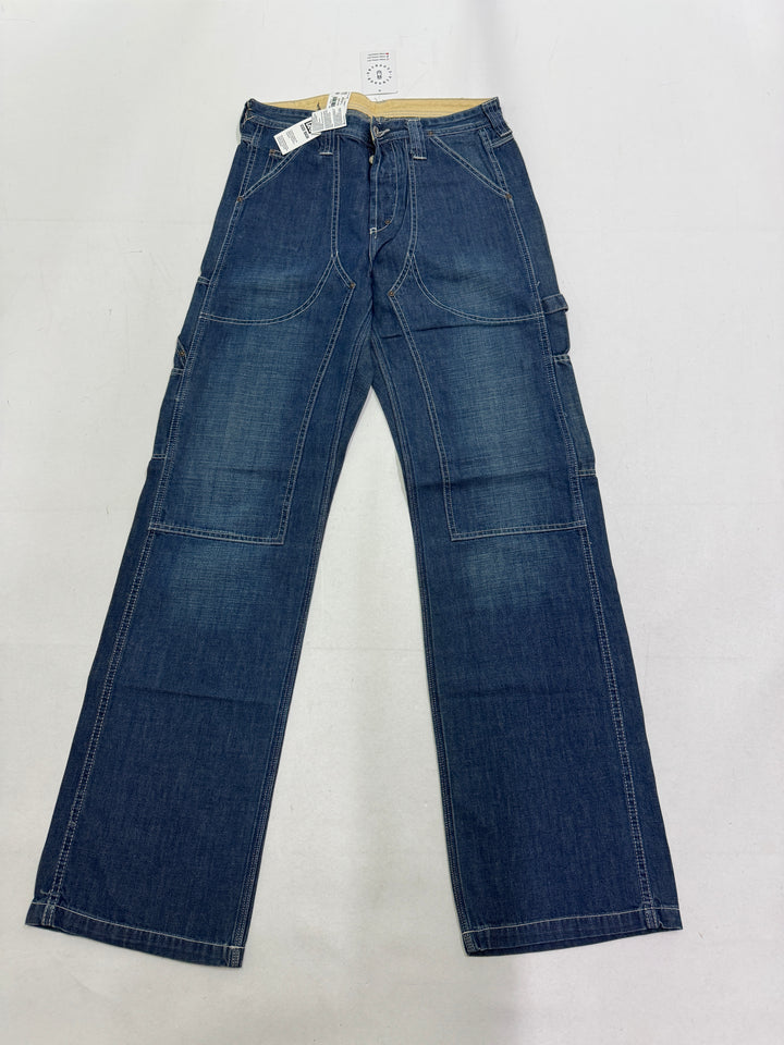 Lee Union Alls Brick Layer W29 L34 cargo nuovo deadstock