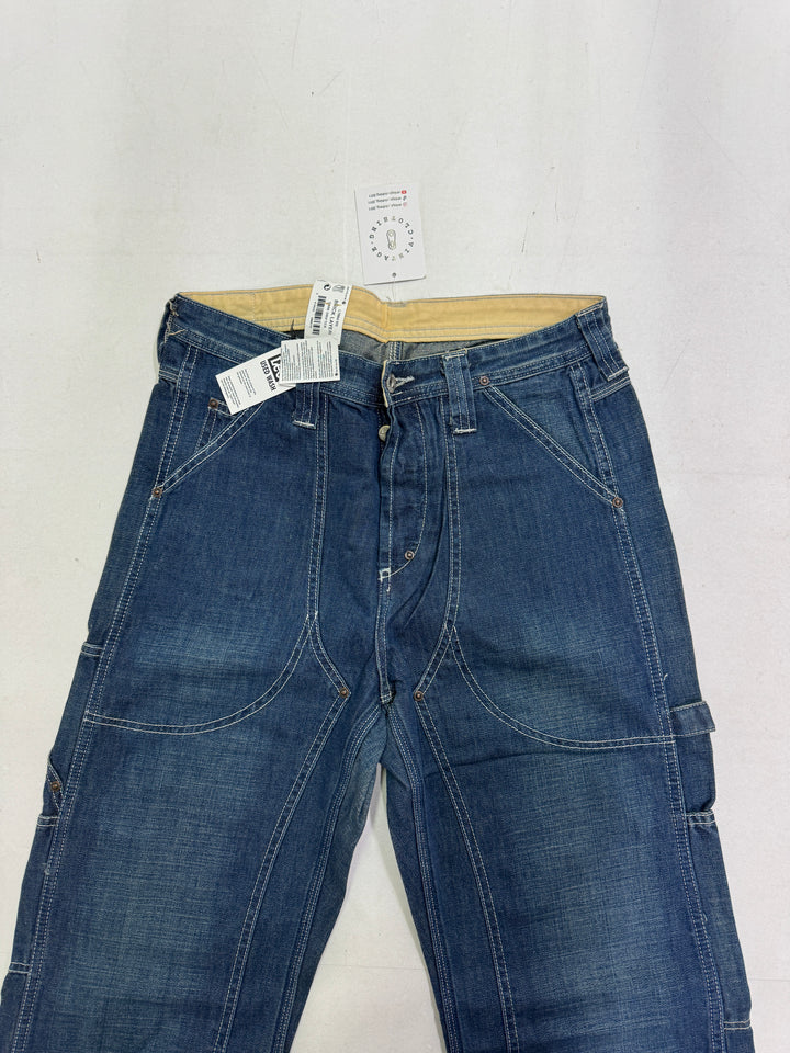Lee Union Alls Brick Layer W29 L34 cargo nuovo deadstock