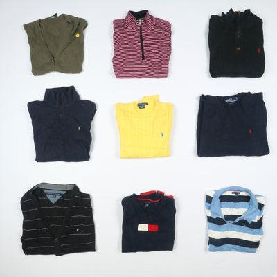 Stock Ralph Lauren e Tommy Hilfiger 42 pz Maglioni e Gilet vintage