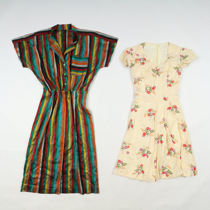 Stock lotto Vestiti abiti Estivi vintage donna 32 pz colorati
