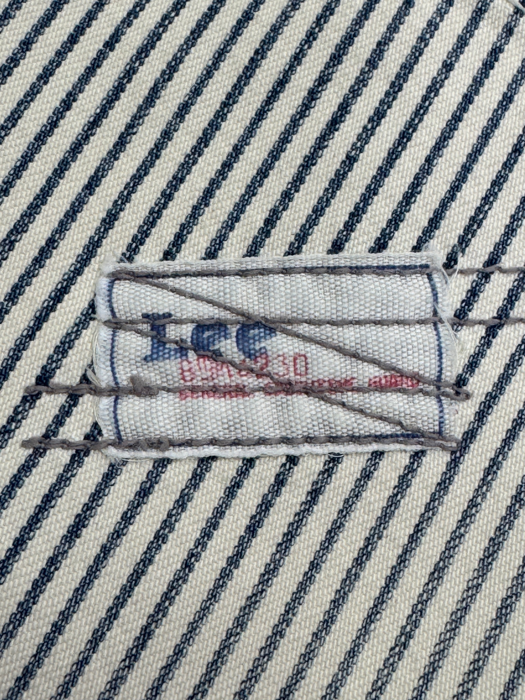 Lee Union Alls Carpenter Rigato jeans cargo nuovo deadstock