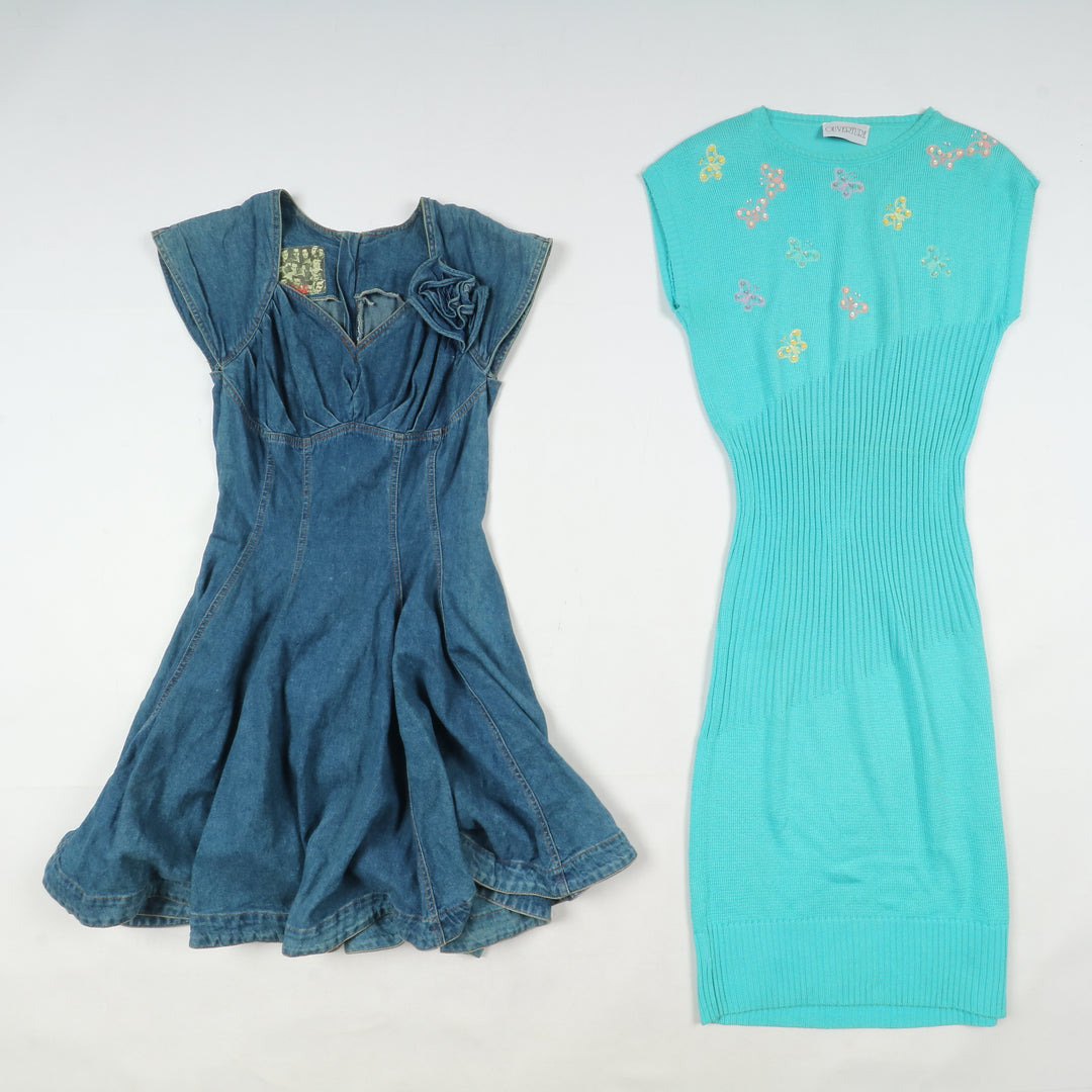 Stock lotto Vestiti abiti Estivi vintage donna 32 pz colorati
