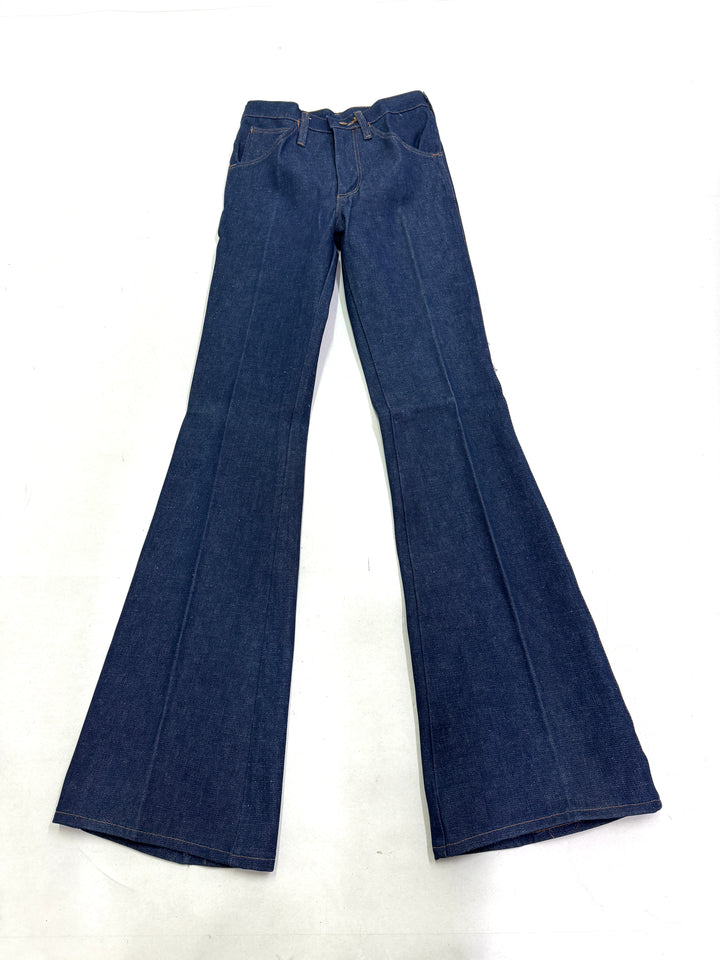 Wrangler western cut Flare W27 L35 made in Belgium anni 70&