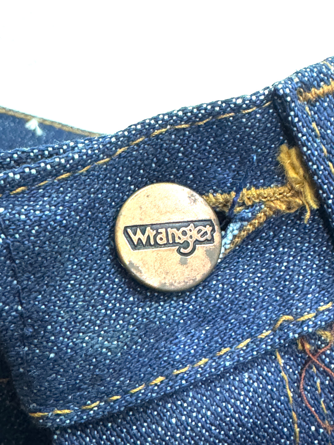Wrangler western cut Flare W27 L35 made in Belgium anni 70&