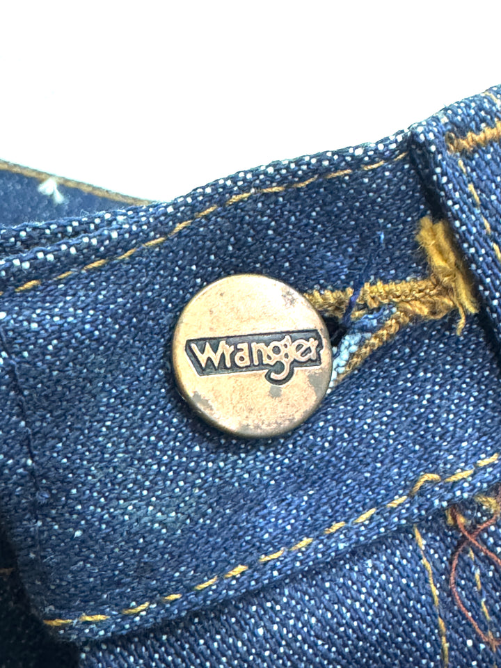 Wrangler western cut Flare W27 L35 made in Belgium anni 70&