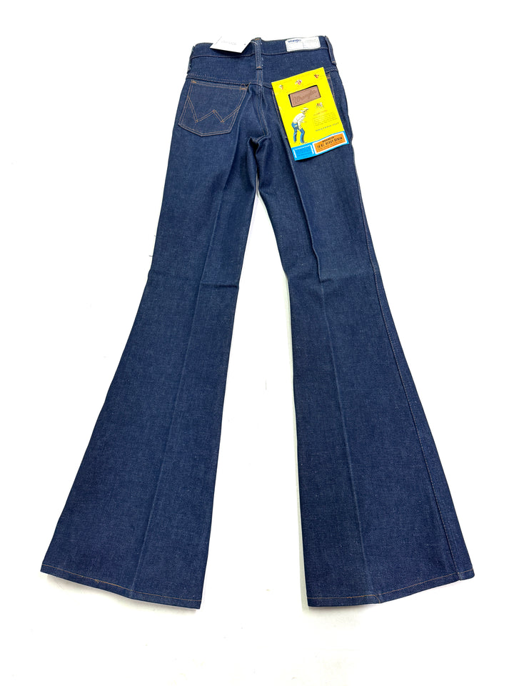Wrangler western cut Flare W27 L35 made in Belgium anni 70&