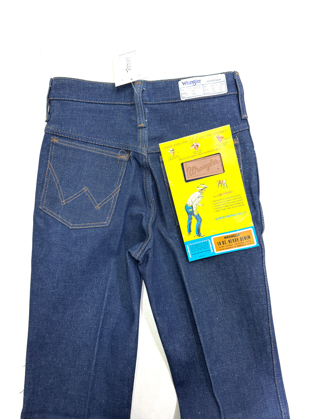 Wrangler western cut Flare W27 L35 made in Belgium anni 70&