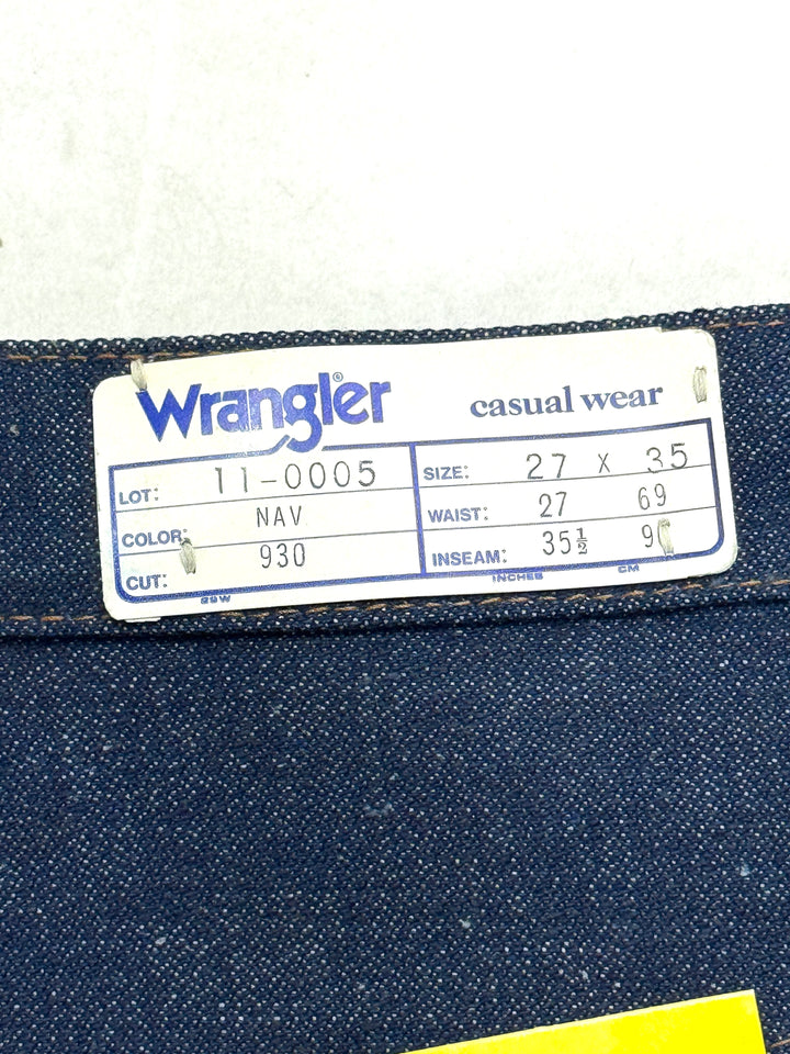 Wrangler western cut Flare W27 L35 made in Belgium anni 70&