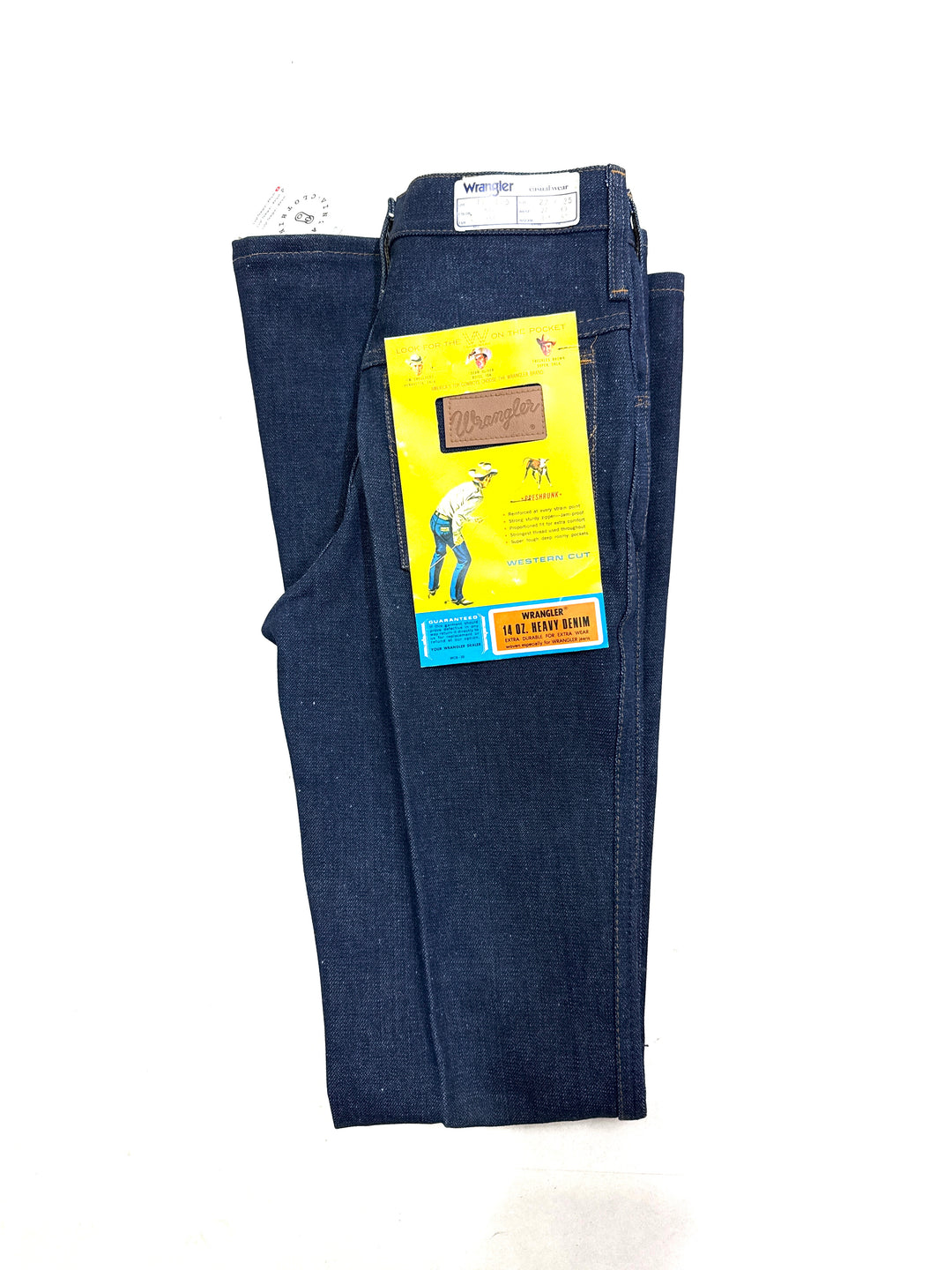 Wrangler western cut Flare W27 L35 made in Belgium anni 70&