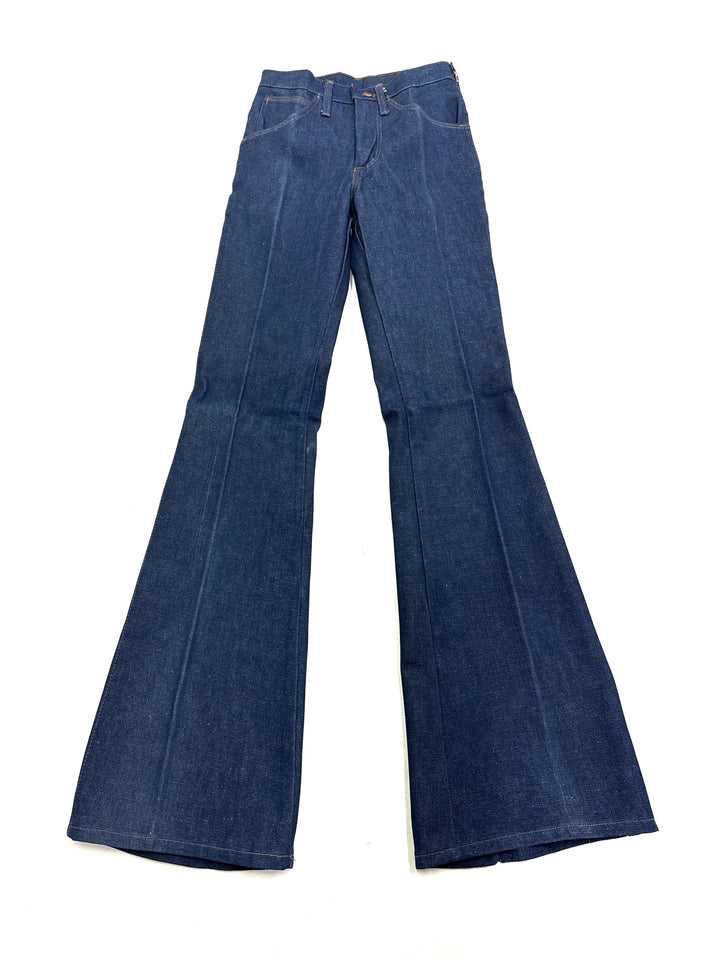 Wrangler western cut Flare W27 L35 made in Belgium anni 70&