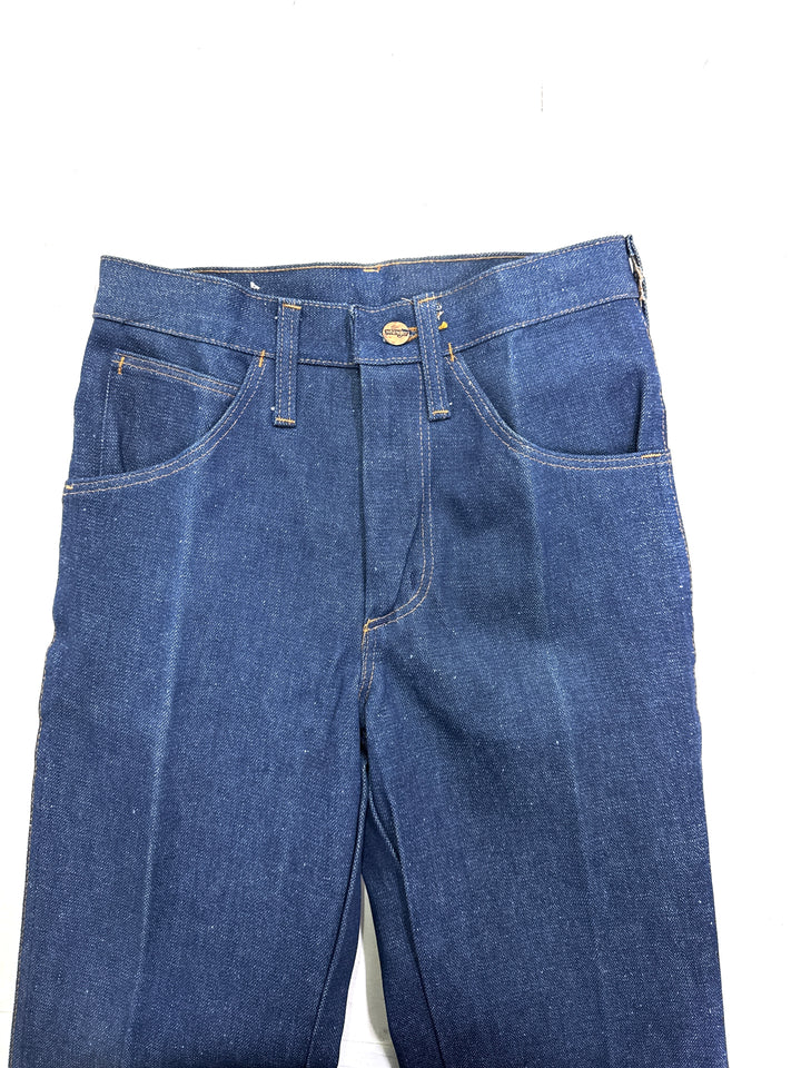 Wrangler western cut Flare W27 L35 made in Belgium anni 70&