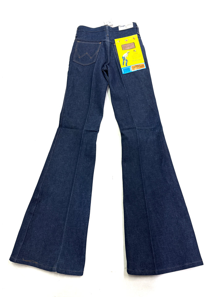 Wrangler western cut Flare W27 L35 made in Belgium anni 70&