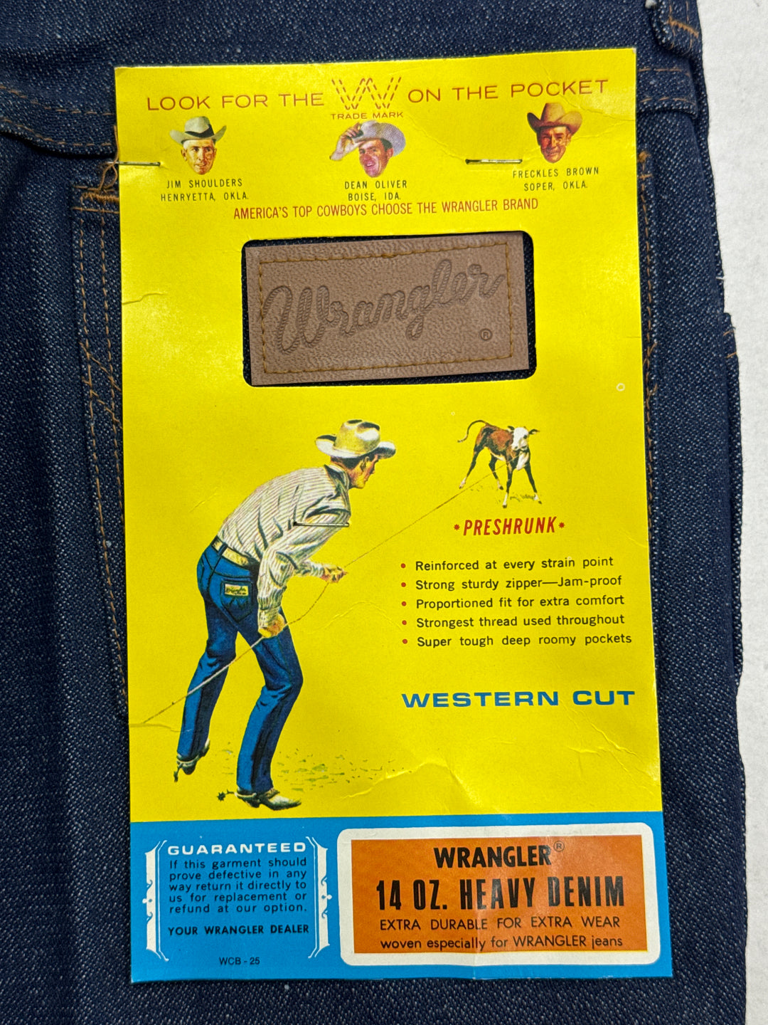 Wrangler western cut Flare W27 L35 made in Belgium anni 70&