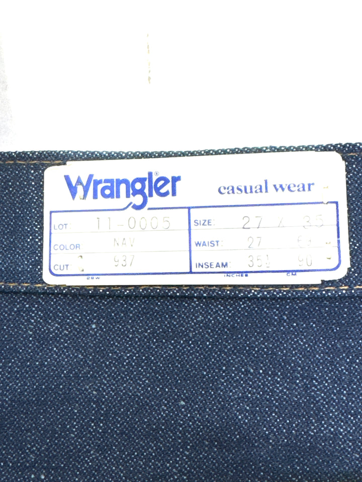 Wrangler western cut Flare W27 L35 made in Belgium anni 70&