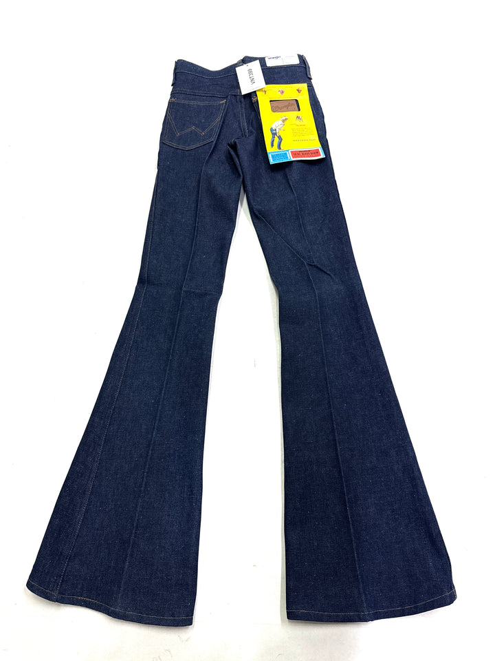 Wrangler western cut Flare W25 L36 made in Belgium anni 70&